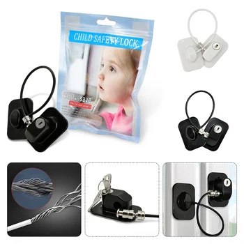 

New Safety Door Lock Cabinet Lock Strong Adhesive Lock Baby Care Drawer Lock Toddler Child Lock Window Closet Wardrobe Lock Hot