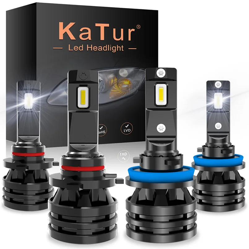 2 шт. мини 12000LM 55 Вт H11 H16 led H13 H1 H4 H7 9005 9006 HB3 HB4 9007 HB5 Canbus Led головной светильник s
