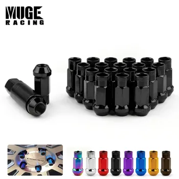 

20pcs/set Wheel Lug Nuts Universal Steel Car Racing Lug Nut V48 Auto Steel Acorn Rim Extended Open End Wheel Lug Nuts LN031