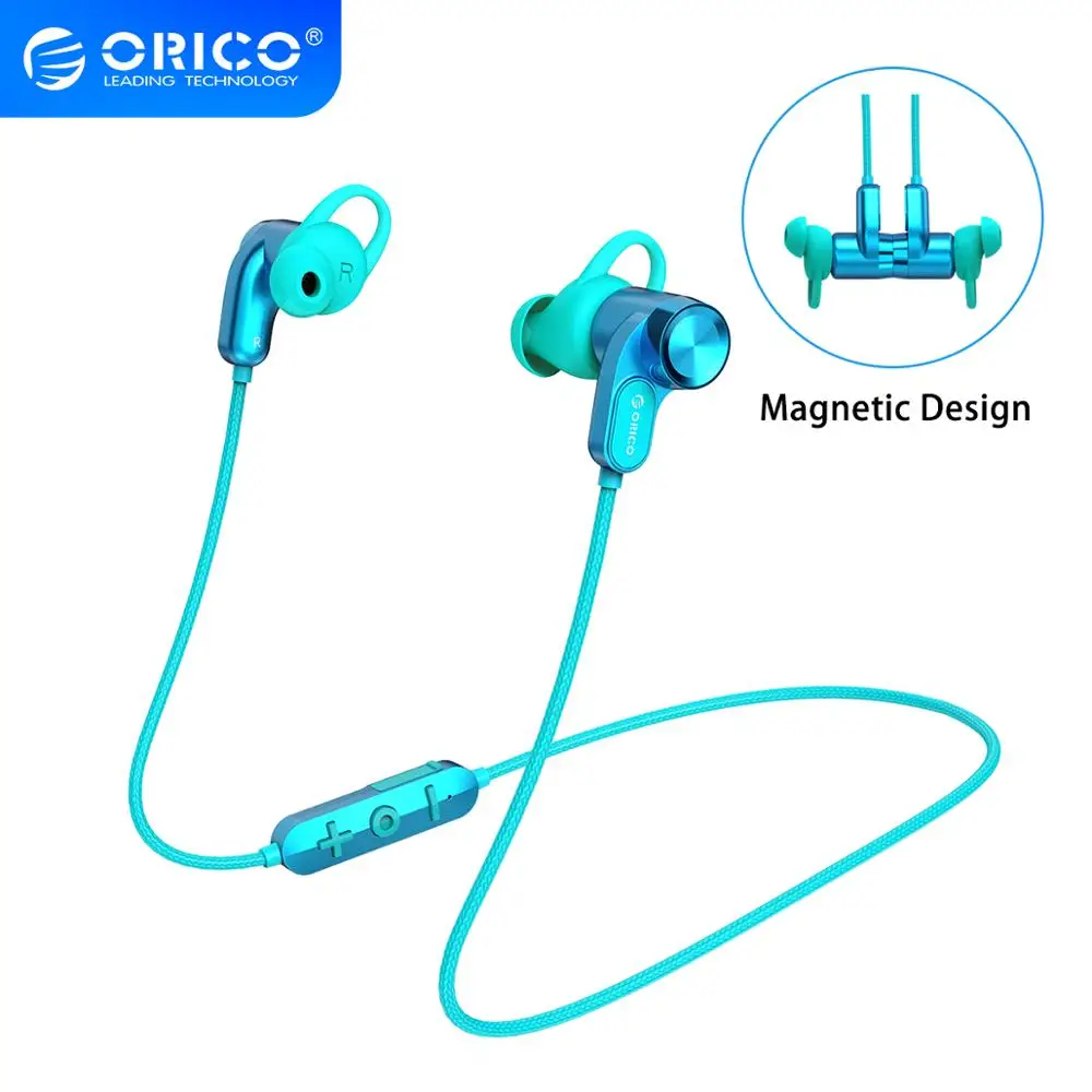 ORICO Wireless Kopfhörer Bluetooth 5,0 In-Ohr Musik Gaming Headset Magnetische Neckband Halter Sport Kopfhörer Für iPhone Huawei