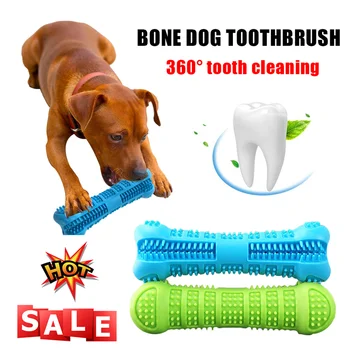 

Pet Bone-shape Toothbrush Brushing Chew Toy Stick Teeth Cleaning Oral Care