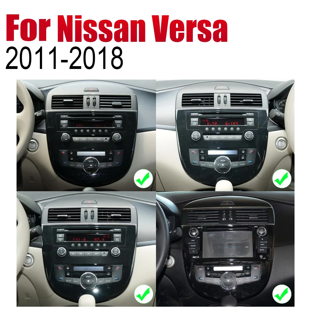 Best ZaiXi Android Car Radio Stereo GPS Navigation For Nissan Versa 2011~2018 Bluetooth wifi 2din Car Radio Stereo Multimedia Player 2