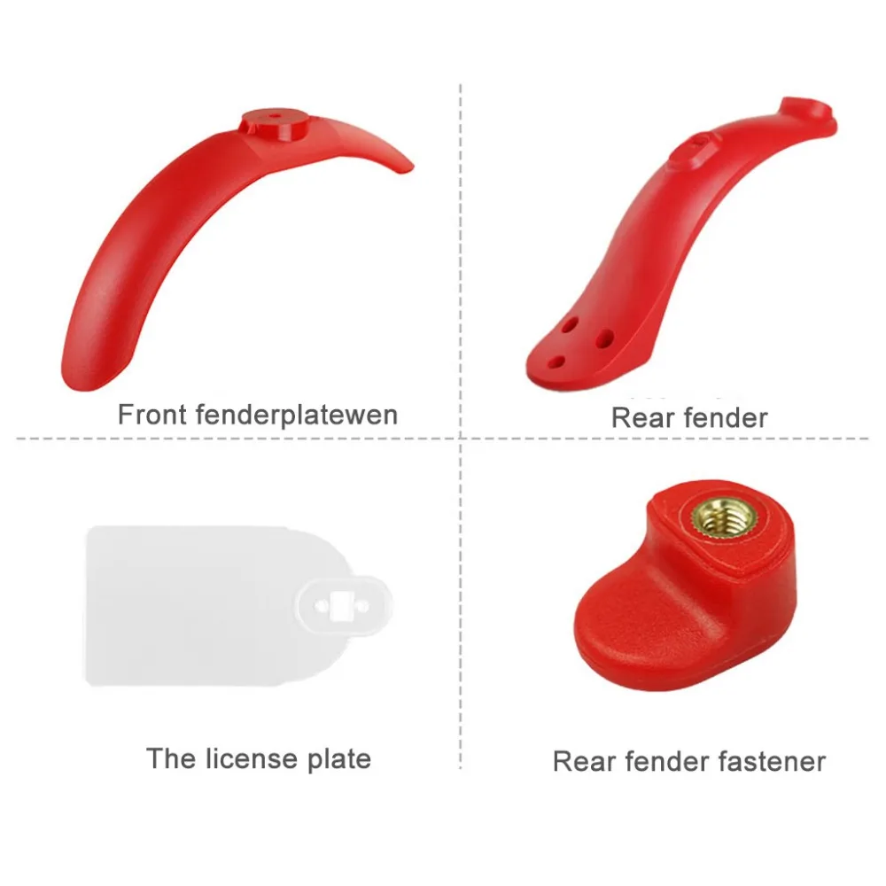 Outdoor Front Rear Fenders Replacements Parts for Xiaomi Mijia M365 Electric Scooters #2D31 (7)