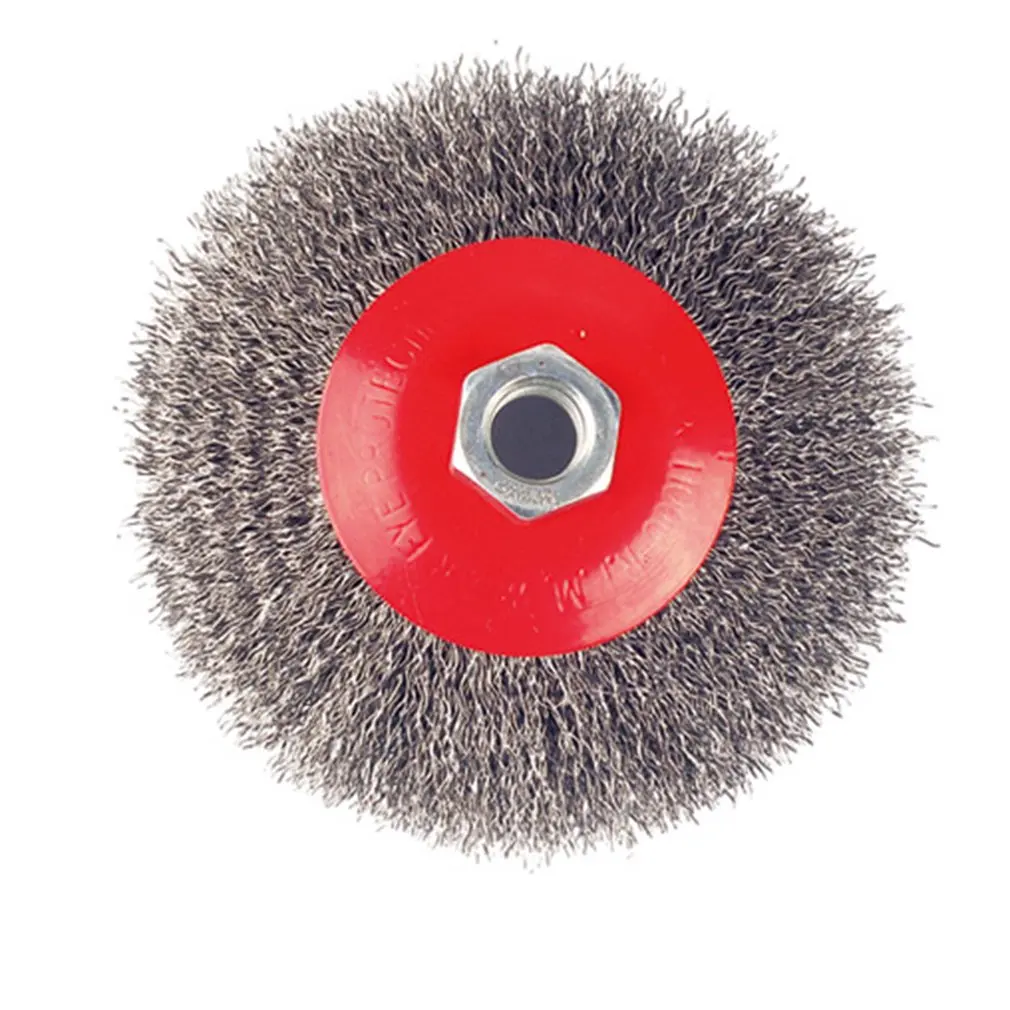Solid Twisted Wire Brush Disc Type Wire Wheel Portable Wire Brush