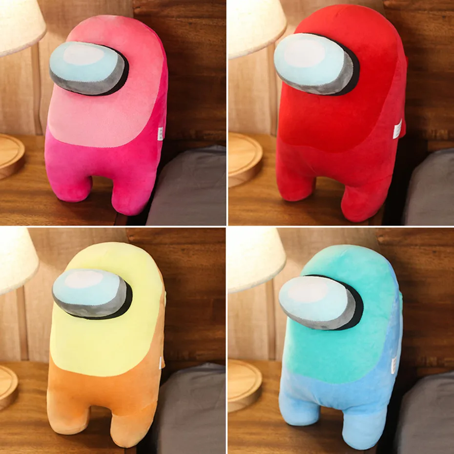 

20cm Soft Plush Among Us Game Plush Toy Original Kawaii Animal Stuffed Doll Christmas Gift Cute Red Small Among Us Plushie
