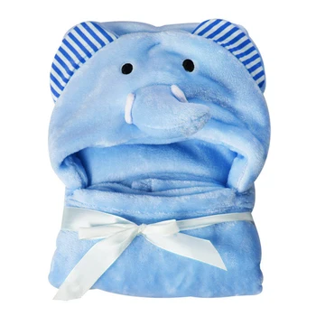 

3D Baby Blanket Soft Hooded Animal Baby Bathrobe Soft Cartoon Baby Towel Character Kids Bath Robe Infant Towel