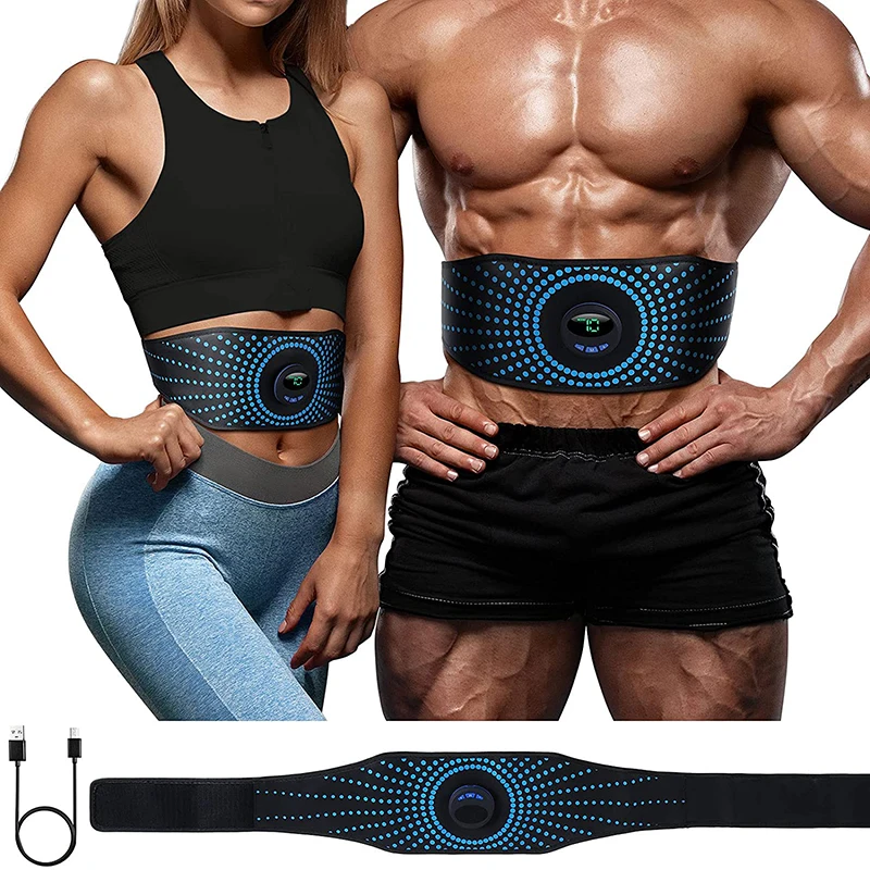 Ab Belt EMS Abdominal Muscle Stimulator Electronic Stimulating Belt For