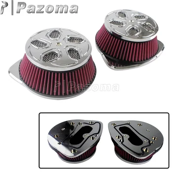

For Suzuki VZR VLR 1800 M109R2 M109RZ C1800R C1800RT Intruder 06-19 Motorcycle Double Air Cleaner Intake Filter Big Air Cleaner