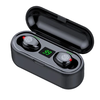 

TWS Wireless Bluetooth 5.0 Earphone 1500mAh Charging Digital Power Display Headphones Earbuds Headset with LED Digital Display