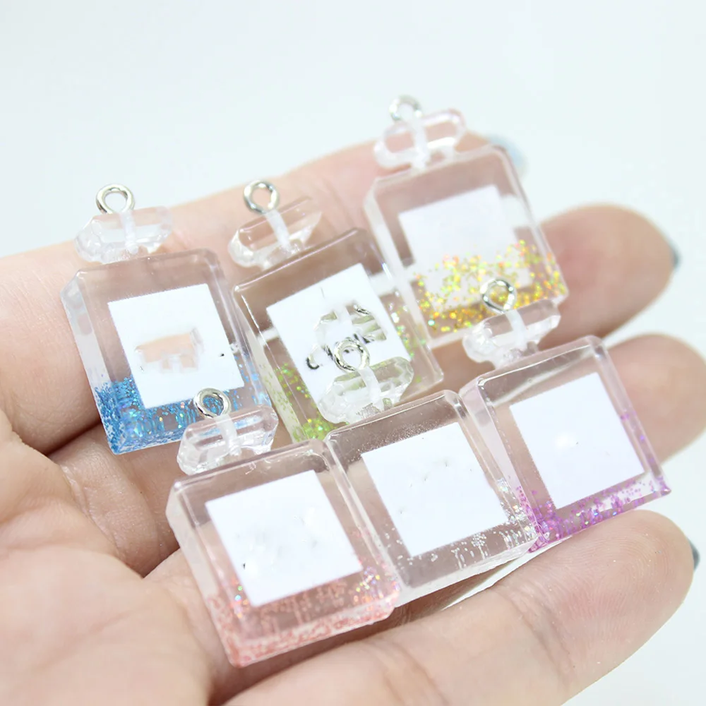 Exquisite 10pcs Brand Design Crystal Pearl Perfume Bottle Pendants for  Bracelets Earrings Jewelry Making