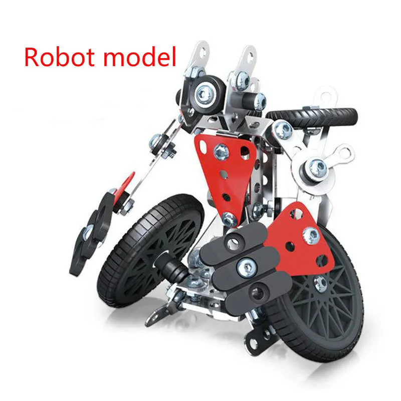 5 в 1 Электрический автомобиль серии Робот строительные блоки грузовик разборка деформации детский подарок развивающая игрушка