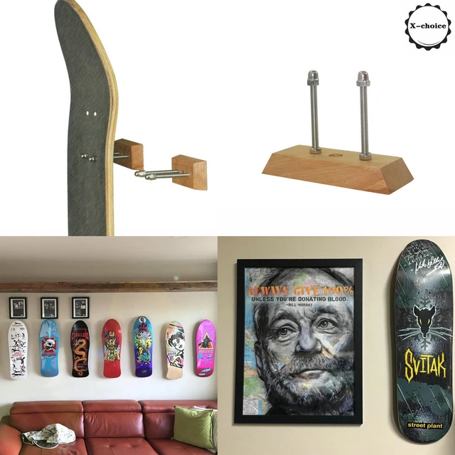 Cintres Muraux pour Skateboard, Design de Rangement Horizontal T1, pour  Planche à Roulettes - AliExpress