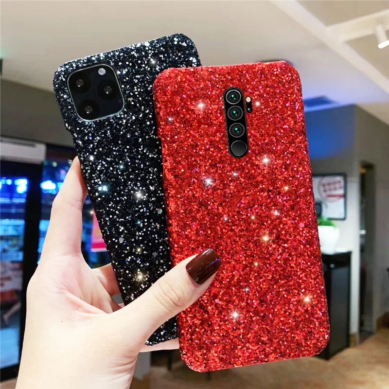 Роскошный чехол с блестками для Xiomi Redmi 5 Plus 6 5A 6A 4X 4A 7 7A S2 Y2 жесткая задняя крышка Note