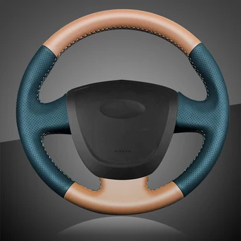 

Auto Braid On The Steering Wheel Cover for Lada Granta 2011-2018 Interior Accessories Car-styling DIY Car Braiding Wheel Covers