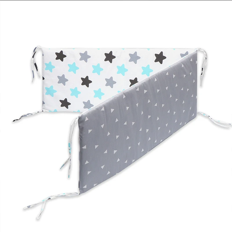 

Cotton Baby Bed Bumper Pillow Cushion Baby Bed Protector Infant Cot Edge Room Decor Baby
