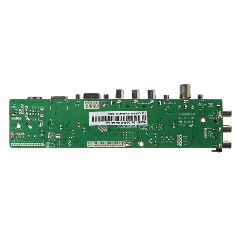 V56 V59 ЖК ТВ драйвер платы DVB-T2+ 7 ключ переключатель+ ИК+ 4 лампы Инвертор+ LVDS комплект 3663 D08A