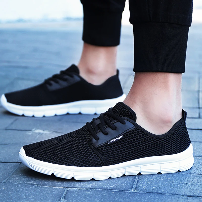 men's summer casual shoes woman lightweight large size outdoor sports shoes Beach couple mesh 48 yards 47 gray casual shoes sport shoes casual loafers