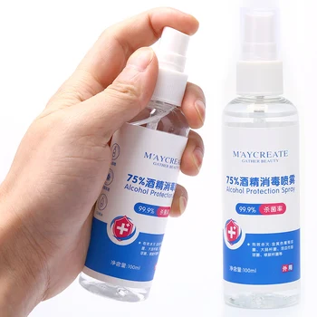 

100ml Disposable Hand Sanitizer 75% Alcohol Disinfectant Spray Portable Spray Multifunctional cleaner
