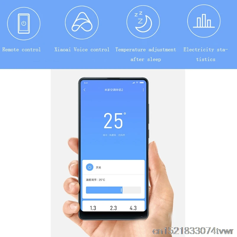 Xiaomi Mijia кондиционер Companion 2 с датчиком температуры и влажности беспроводной пульт дистанционного управления Mihome Smart App