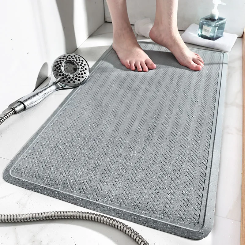 

New Environmental Protection Tasteless Rubber Bath Mat Hotel Bathroom Antiskid Bath Mat Shower Room Floor Mat Bottom Suction Cup