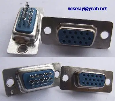 DHL/EMS 250 ПК D-Sub 15 PIN Разъемы внутренние припоя Разъем DIY-A8