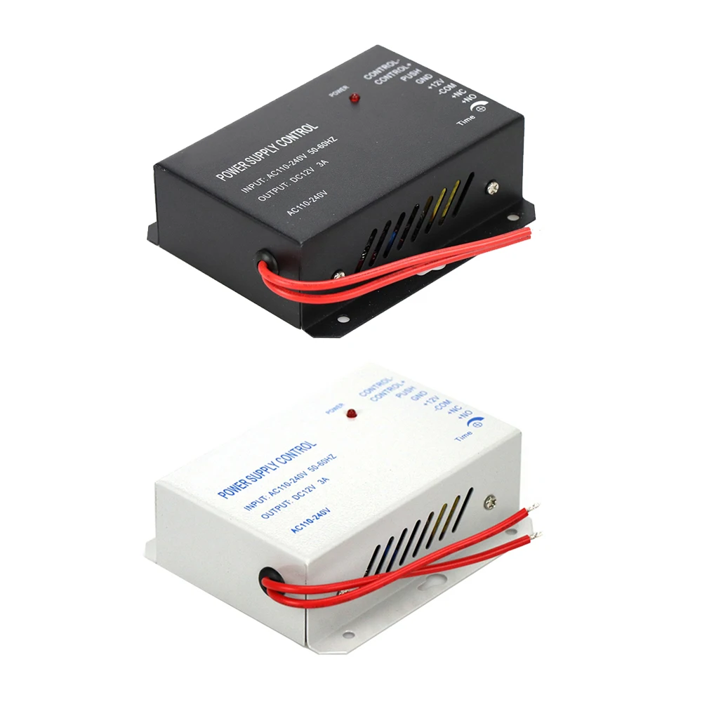 

Newest Access Control Power Supply Transformer Door Supplier Adapter Covertor System Machine DC 12V 3A AC 90~260V