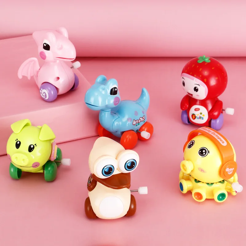 1 шт. заводные игрушки животные заводная игрушка для прыжков прогулок детская