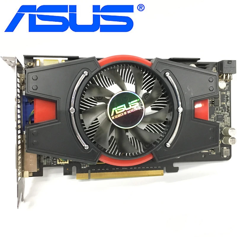 gaming card for pc ASUS Graphics Card GTX 550 Ti 1GB 192Bit GDDR5 Video Cards for nVIDIA Geforce GTX 550Ti Used VGA Cards Equivalent GTX650 gaming card for pc