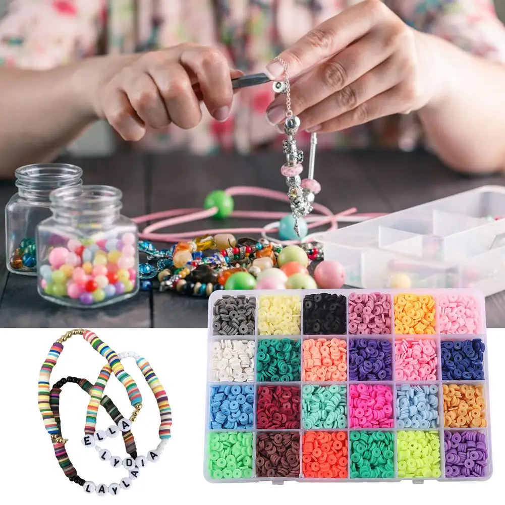 Pony Beads Kit 5040pcs, Kids Bead Kit Small Beads and Letter Beads for DIY  Bracelets,Necklaces, Crafty Beads for Name Bracelets Jewelry Making, with 3  Rolls Elastic String - Walmart.ca