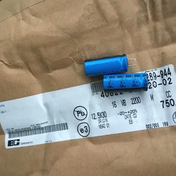 

10PCS NEW VISHAY BC KO136 16V2200UF 12.5X30MM electrolytic capacitor KO 136 2200UF 16V 2200uF/16V 136KO PH 16V 2200UF