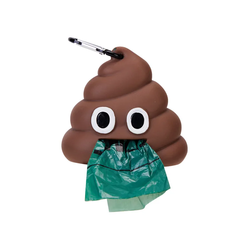 

Pet Dog Poop Bag Creative Poop Shape Waste Dispenser Pet Dog Portable Puppy Clean Degradable Bags Waste Recoge Cacas De Perro