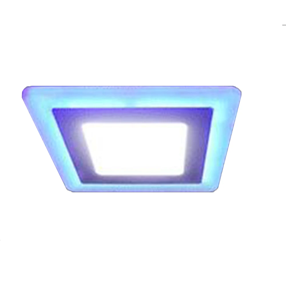 

BECOSAT Dual Color Cold and Blue Changeable LED Pannel Light Recessed LED Ceiling Lamp AC85-265V