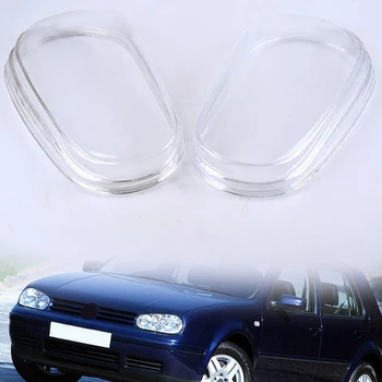 

MagicKit Left+Right Clear Glass Headlight Headlamp Lens For VW MK4 Golf/GTI/R32 1999-2005