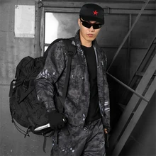 Военная униформа, Мужская армейская одежда спецназа, верхняя одежда, боевая рубашка, тактическая хлопковая осенне-зимняя мужская одежда, набор