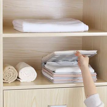 

SOLEDI PP Convenient Clothing Folder Board Organizer Arrangement Shirt Economic Folding Board Home Wardrobe Pajamas T-Shirt