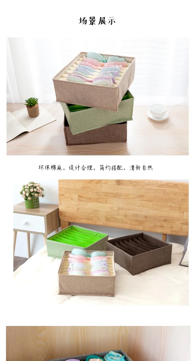 Socks Underwear Organizer Storage Can Adjust The Partition Drawer Closet Organizers Boxes For Bras Briefs Socks Ties Scarfs