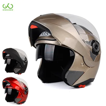 

AIS Full Face Motocross Helmets with Glasses Waterproof Head Protection Safety Caps Hat Motorcycle Protective Gear