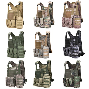 

Special Forces Camouflage Amphibious Module Combat Vest Multi-functional Tactical Vest Outdoor CS Field Equipment