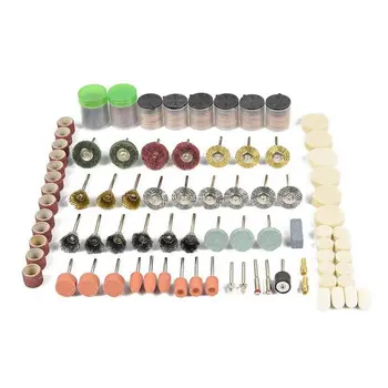 

327pcs Rotary Power Tool Set Mini Drill Grinder Polishing Kit Felt Wheel Accessories Sanding Band Wood Work Drilling Bit