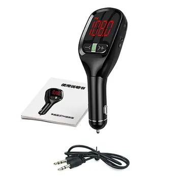 

For Aux Transmitter Car Large Screen Digital Display Vehicle BT MP3 Player Mobile Phone Handfree Call With FM Launcher G11S