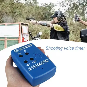 

Competition Electronics Pocket Pro II Shot Timer with Sensor Buzzer Beeper Hunter Training Shooting Timer Speed Measures