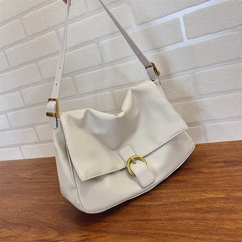 

Simple large-capacity women's bag handbag women's bag 2020new trend fashion women's short shoulder strap one-shoulder armpit bag