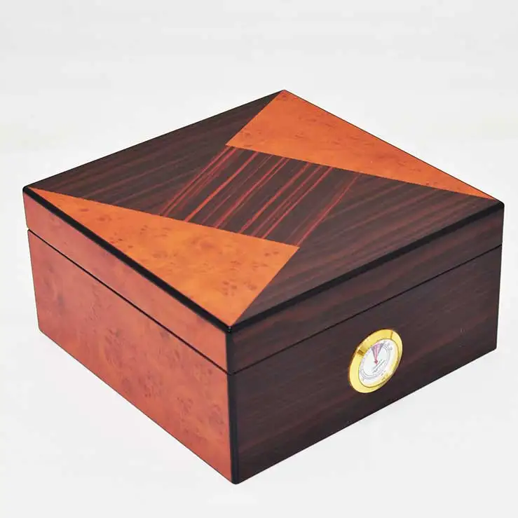 Глянцевая увлажняющая коробка для сигар humidor Cuba tabacaria humidor sigaar box хьюмидор для сигар Cohiba