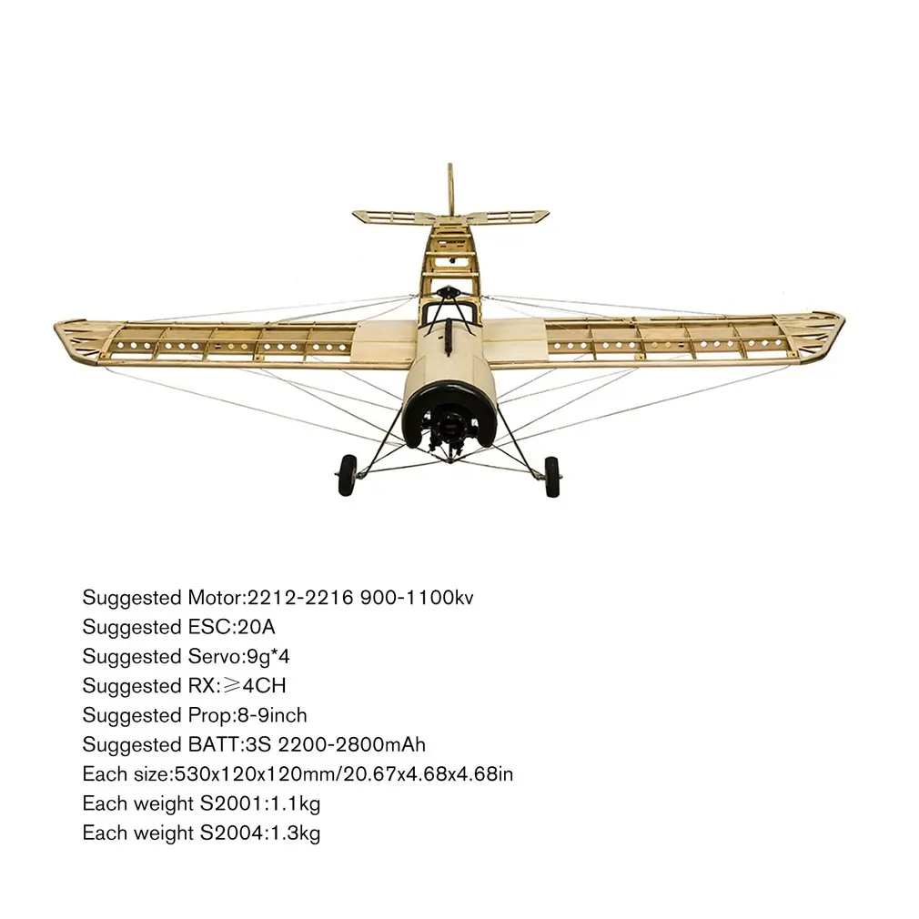 EP Fokker-E Balsa деревянный тренировочный самолет 1,2 м размах крыльев биплан радиоуправляемый самолет вертолет модель игрушки DIY комплект/PNP для детей