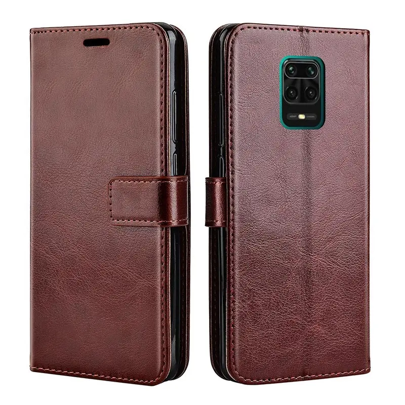 Flip leather case For on Xiaomi Redmi note 9S 9 S Case Pro Max back phone Note 9Pro Cover | Мобильные телефоны и