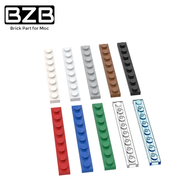 어린이 두뇌 게임과 DIY를 위해 제작된 10 PCS BZB MOC 3460 1x8 보드 빌딩 블록 모델