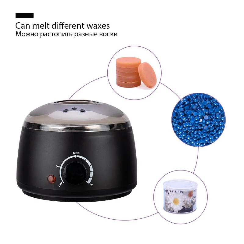 Hair Removal Wax-melt Machine Heater 200ml Wax Beans 10 Wood Stickers Hair Removal Machine Waxing Kit Calentador de cera Hair Removal Wax-melt Machine Heater 200ml Wax Beans 10 Wood Stickers Hair Removal Machine Waxing Kit Calentador de cera