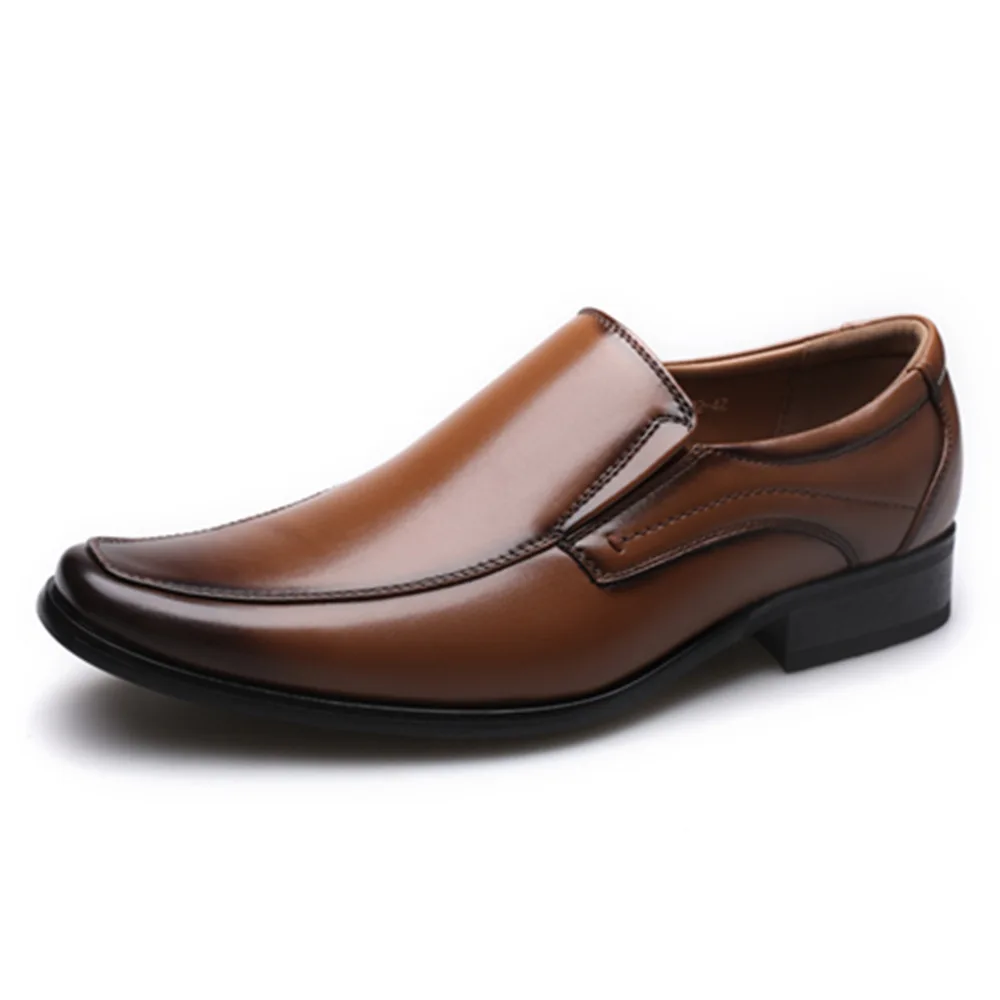 Mazefeng Classic Business Men's Dress Shoes Fashion Elegant Formal Wedding Shoes Men Slip On Office Oxford Shoes For Men 2020