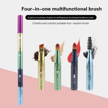 

Wholesale 4 In1 Makeup Brush Set Lip Eyebrow Eyeshadow brush Multi-functional Professional Cosmetic Tools