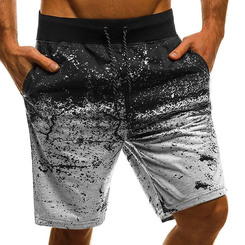 VICABO-pantalones de playa para hombres, Shorts deportivos informales para correr con bolsillo, ropa de chándal recta, # w